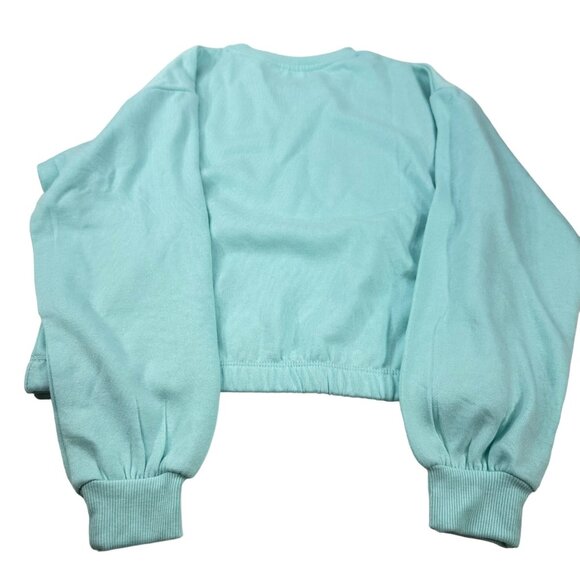 Disney Star Wars Youth Size Large 10-12 Sweatshirt R2-D2 Graphic Green NWOT - Picture 2 of 14